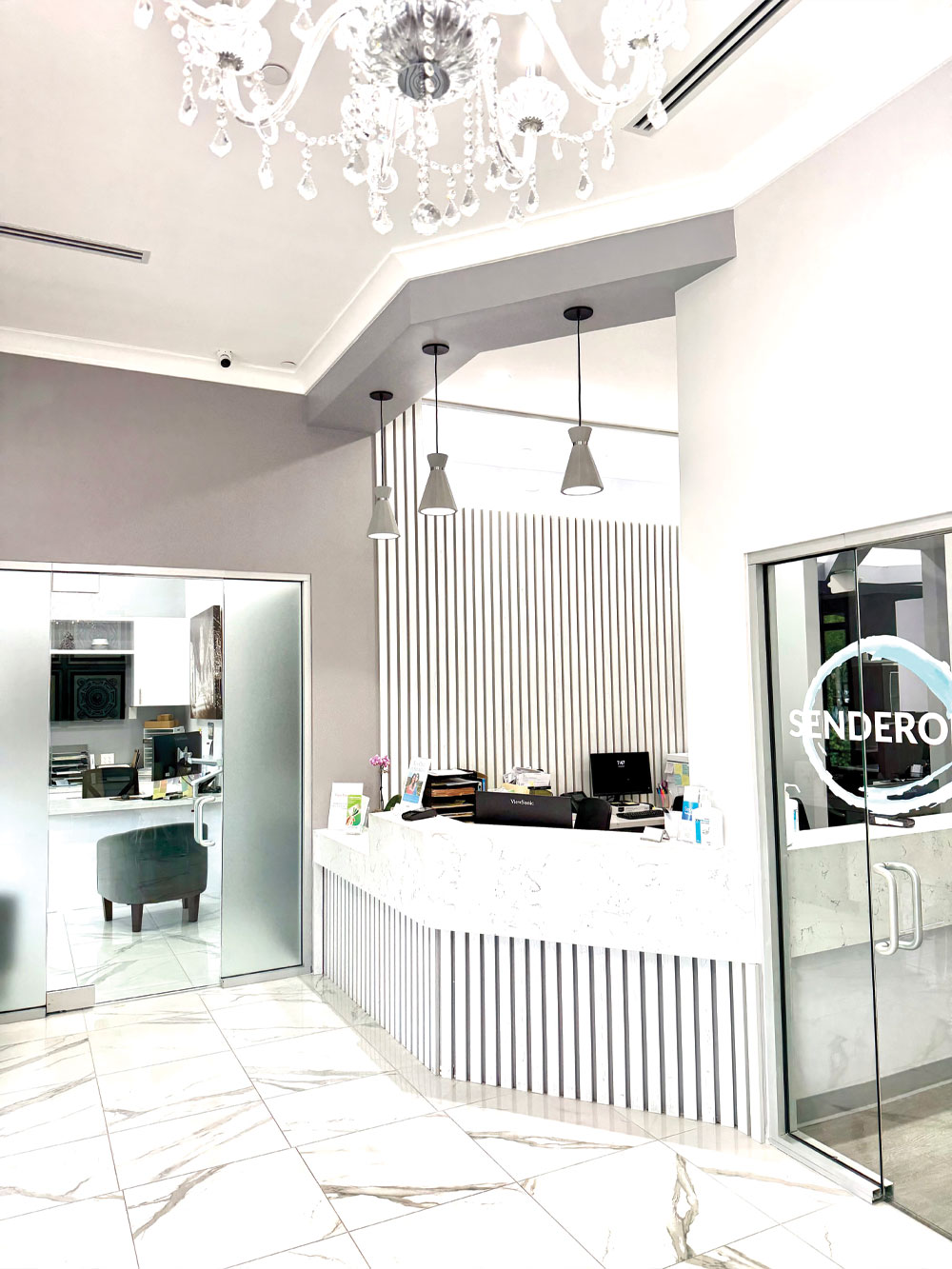 The Sendero Dental Studio lobby